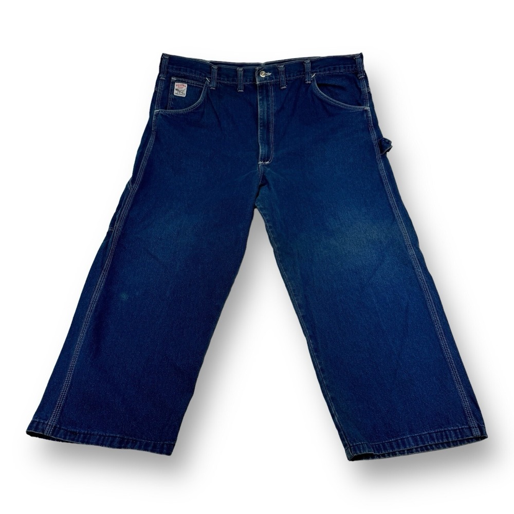 Pointer Brand 5‎ Pocket Cotton Carpenter Jeans Blue Size 42x26 Made in USA